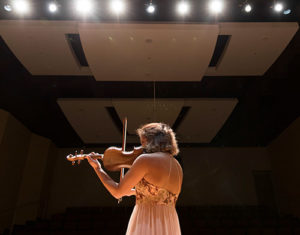 violinist on stage