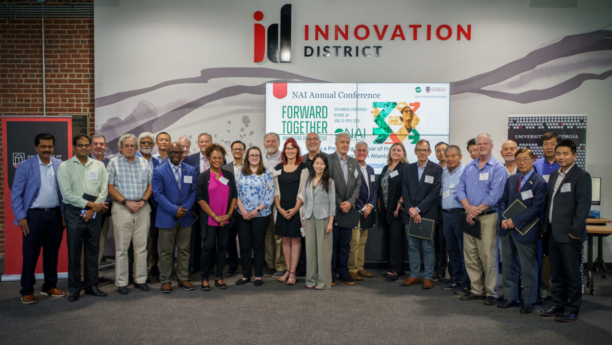 Group of academic inventors posing