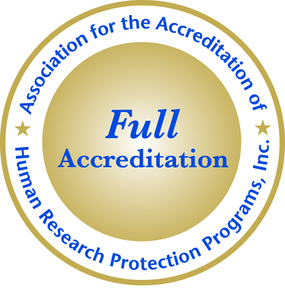 HRPP accreditation seal