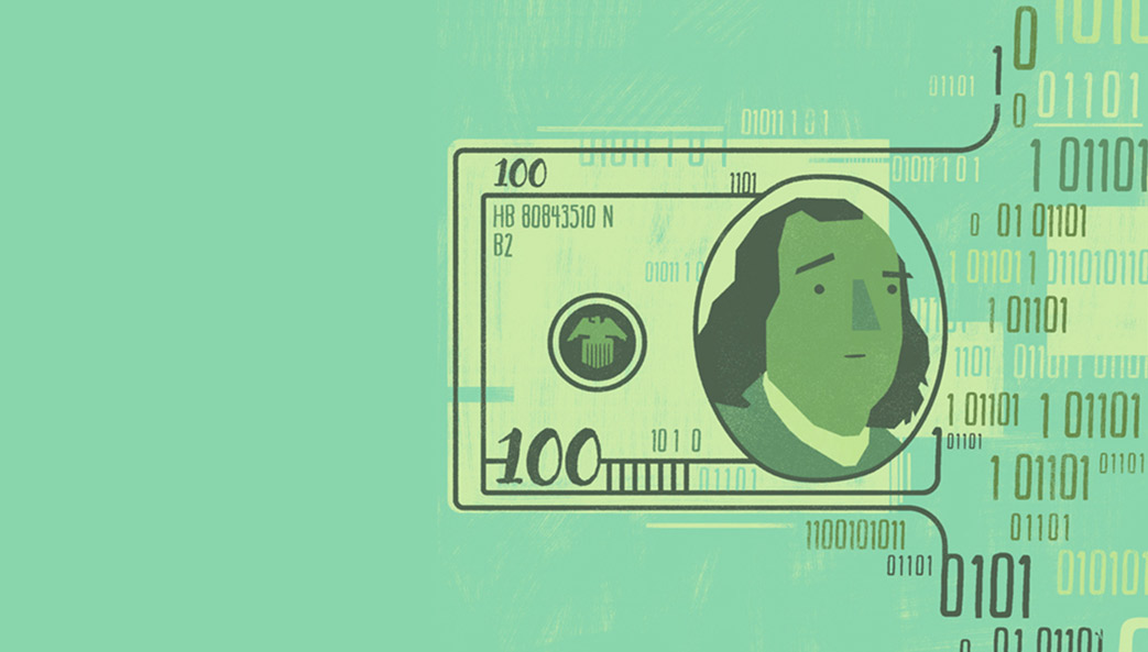 illustration of $100 bill