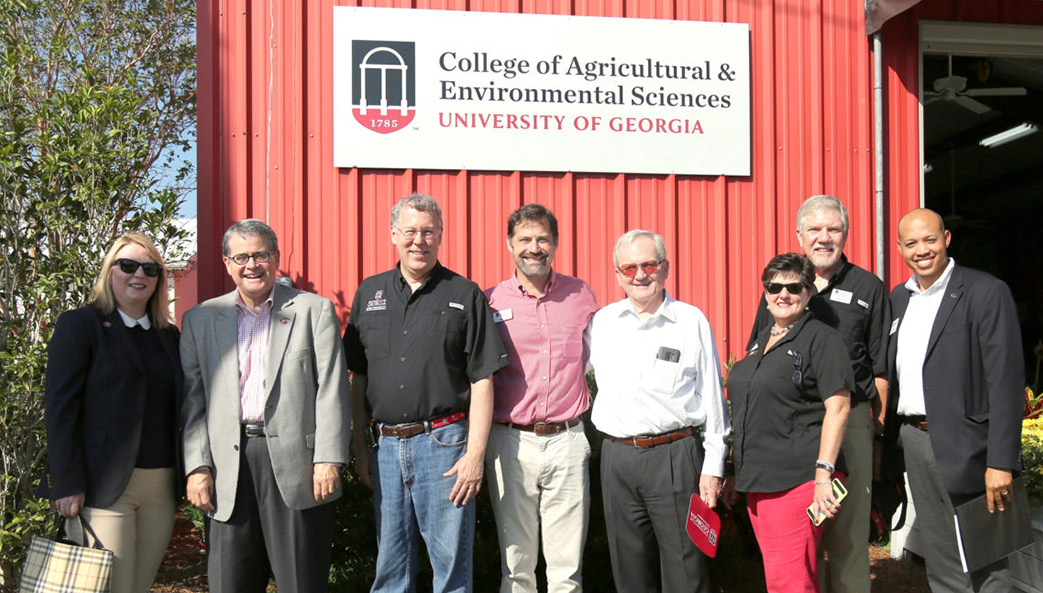 University of Georgia contingent at the Sunbelt Agricultural Expo in Moultrie, Georgia.