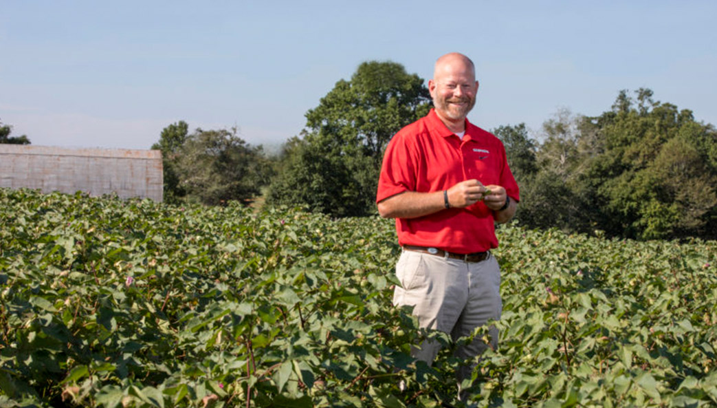 Eric Elsner is the superintendent of the J. Phil Campbell Sr. Research and Education Center, one of seven research centers in the College of Agricultural and Environmental Sciences. (Photo credit: Dorothy Kozlowski)