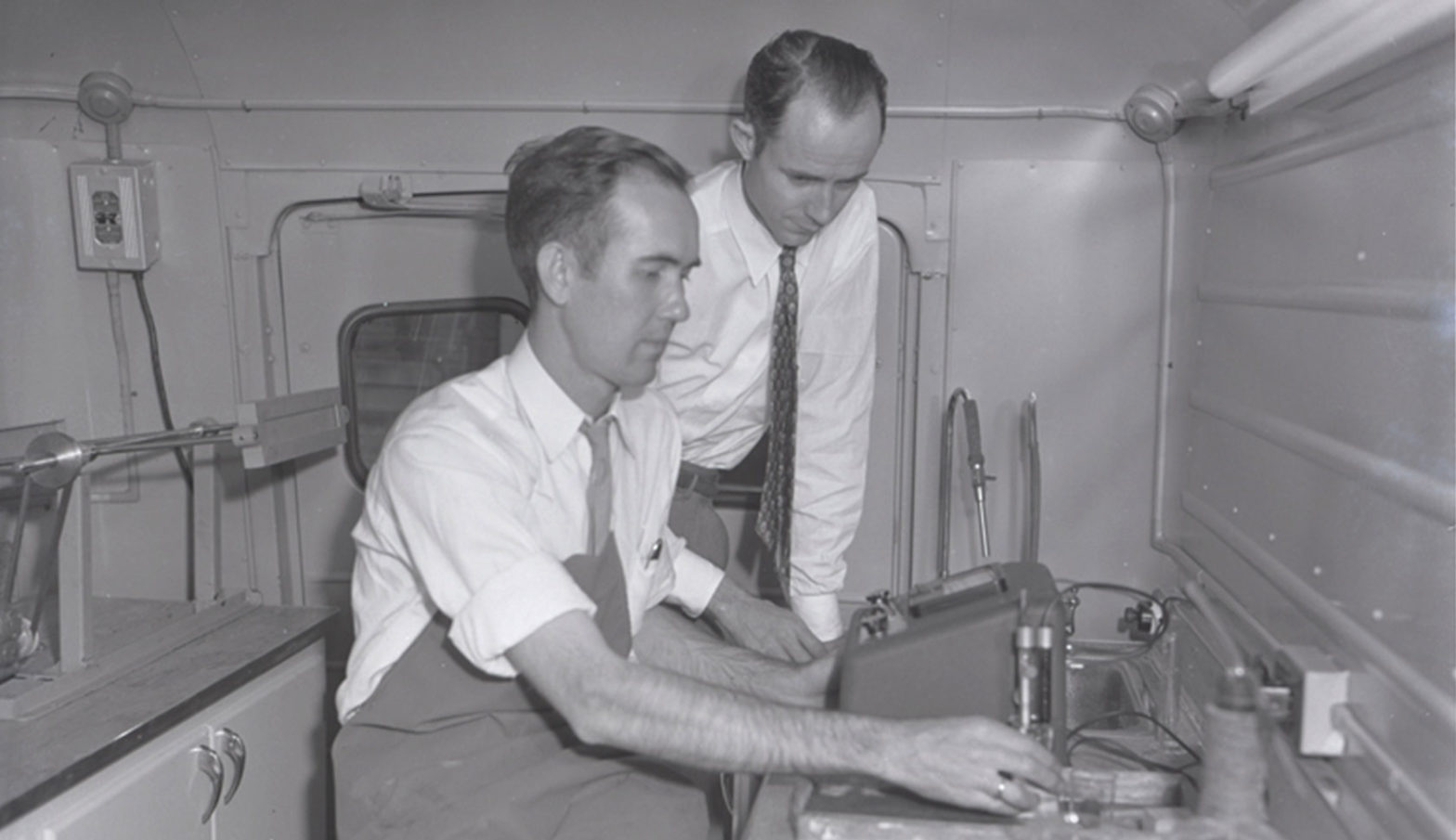 UGA soil testing lab in 1952