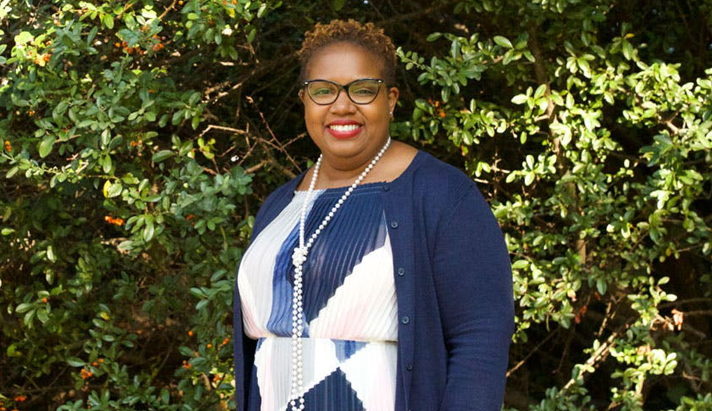Sakeena Everett, an assistant professor in the department of language and literacy education in the College of Education