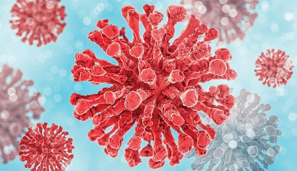 illustration of a virus cell