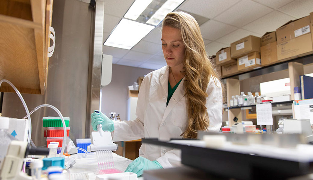 image of Samantha Spellicy, graduate student of the Stice lab