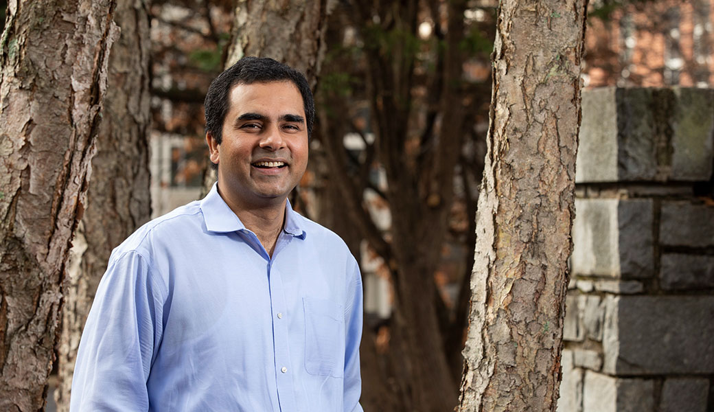 image of Puneet Dwivedi, an associate professor of forest sustainability at the UGA Warnell School of Forestry and Natural Resources