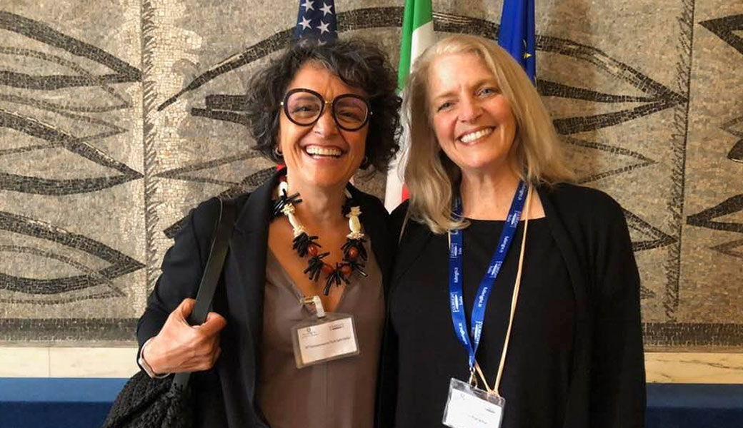 image of two UGA professors: Laura Bierema and Monica Fedeli