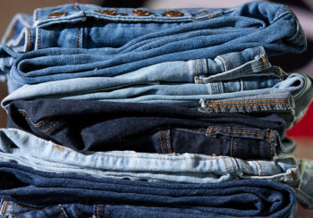 photo of a pile of denim