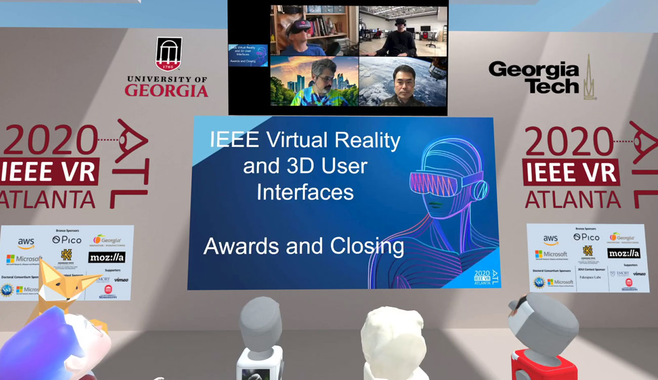 Virtual reality image from IEEE conference