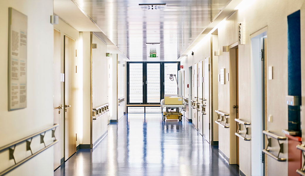 photo of a hallway in a hospital