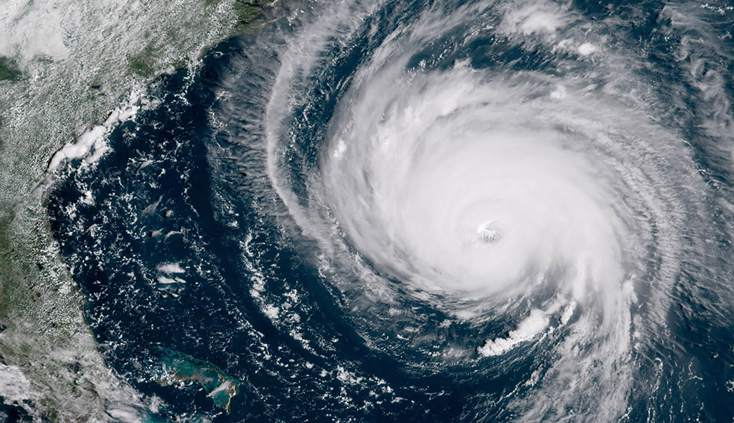 Sattelite image of Hurricane Dorian