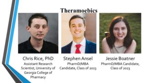 photo composition of the Theramoebics team