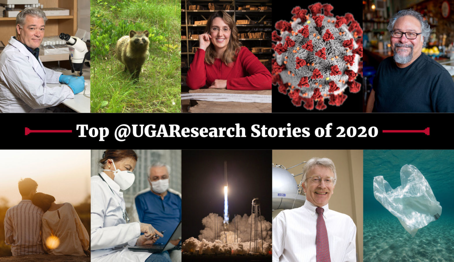 composition of top research stories of 2020
