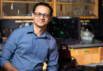 photo of Hitesh Handa in his lab