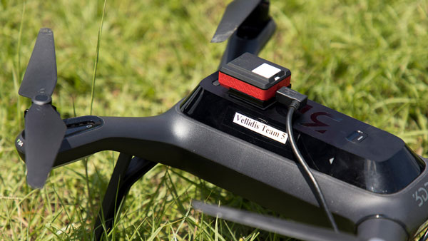 drone on grass