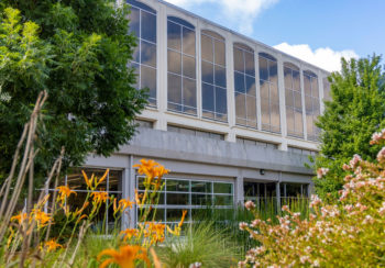 exterior of University of Georgia Journalism Building