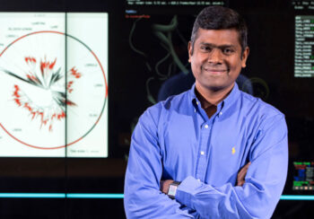 Natarajan Kannan, professor of biochemistry and molecular biology and the Institute of Bioinformatics in the Franklin College of Arts and Sciences. (Photo by Dorothy Kozlowski)