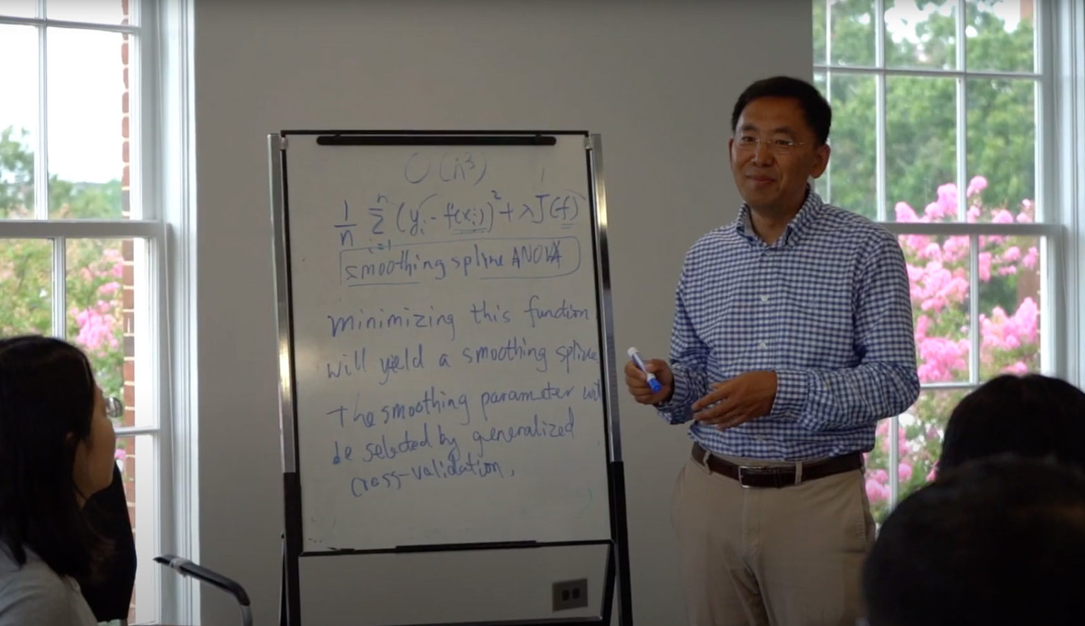 University of Georgia professor Ping Ma teaches small group of students