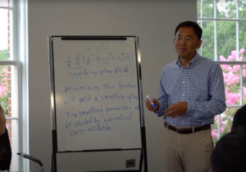 University of Georgia professor Ping Ma teaches small group of students