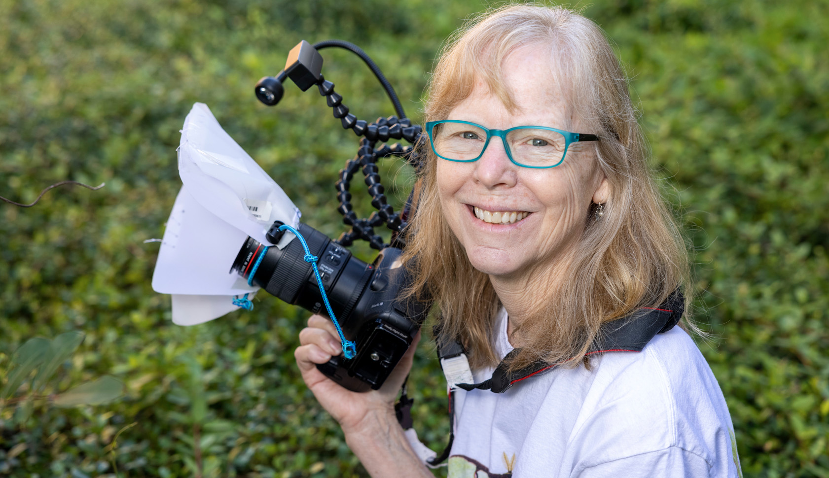 Jena Johnson, a research professional in the Department of Entomology, has been interested in photography since graduate school, when she first experimented with a 35mm camera. Over the years, she’s honed her skills in both research and photography, now documenting a variety of insects with a macro lens.