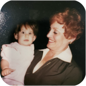 A young Lisa Renzi-Hammond with her grandmother. (Submitted photo)