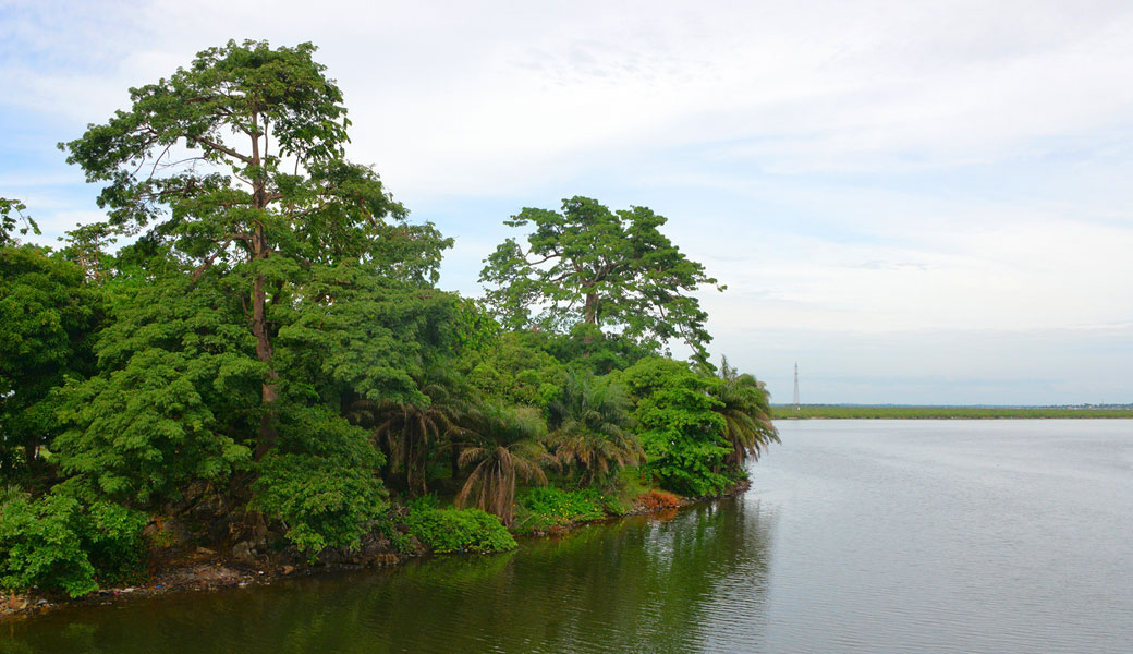 Providence Island in Monrovia, Liberia