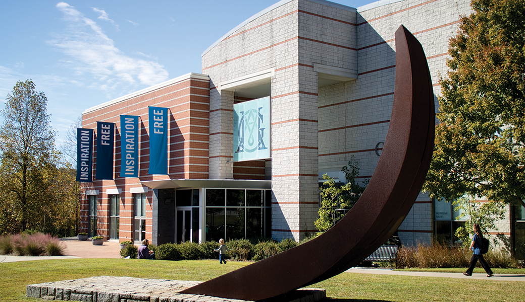 Outside image of the Georgia Museum of Art, University of Georgia.