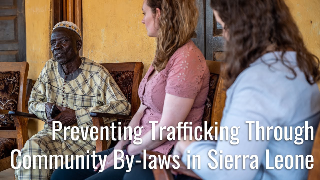 Preventing child trafficking through community bylaws in Sierra Leone