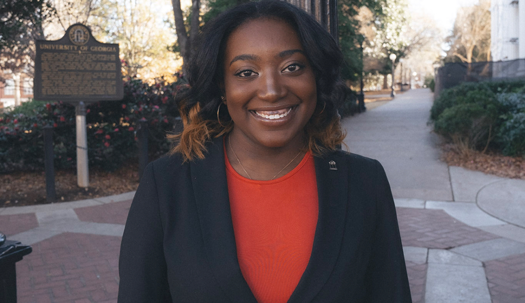 Rayna Carter is triple-majoring in biology, psychology, and sociology, and was recently accepted as a Mid-Term Foundation Fellow in the Morehead Honors College