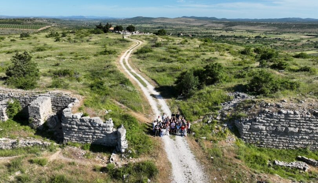 UGA’s Classics program offers students from all disciplines study abroad opportunities that include visits to stunning sites like the ancient hilltop fortress ruins of Asseria in Croatia.