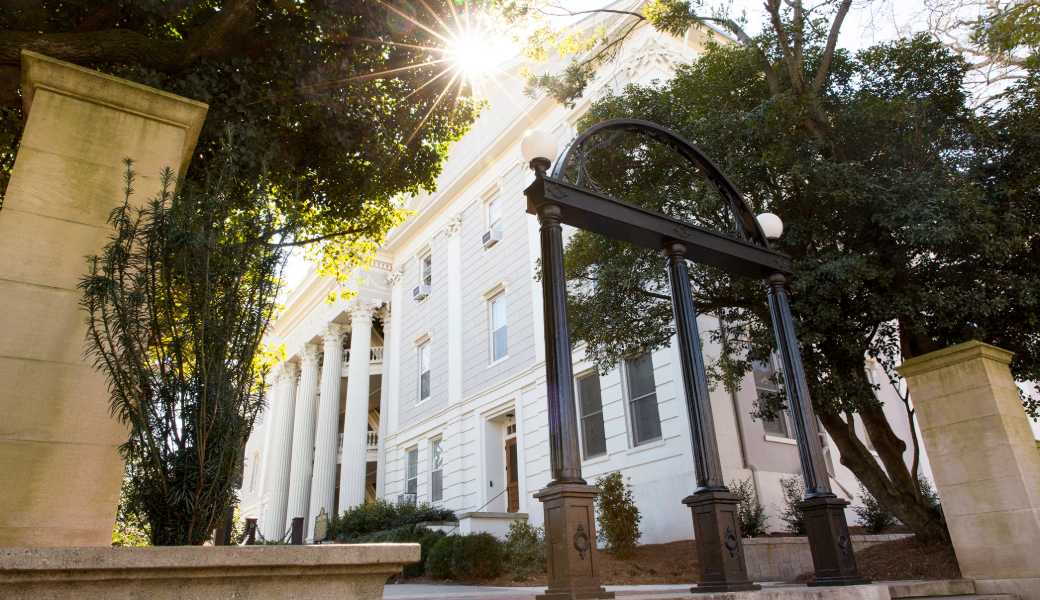 Image of the arch at UGA