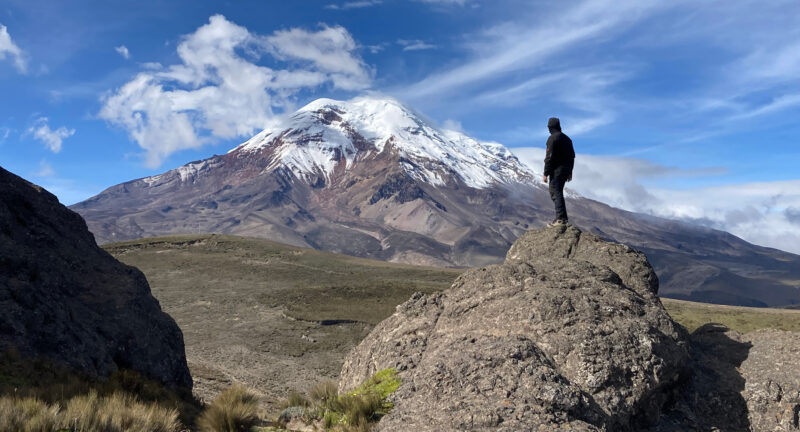 Mattia Pistone at Ecuador’s Chimborazo volcano