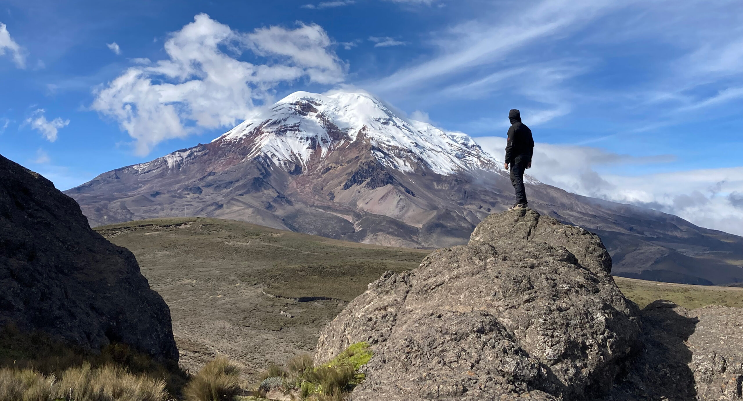 Mattia Pistone at Ecuador’s Chimborazo volcano