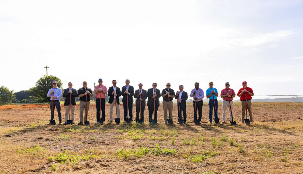 UGA Grand Farm breaks ground in Perry, Georgia.