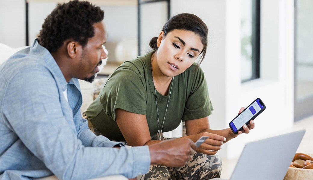A new UGA study found service members’ relationships were more strained when one partner oversaw the finances alone and partners did not agree about their spending. (Getty Images)