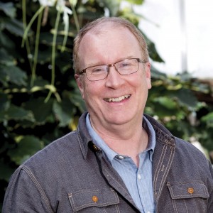 UGA researcher in greenhouse
