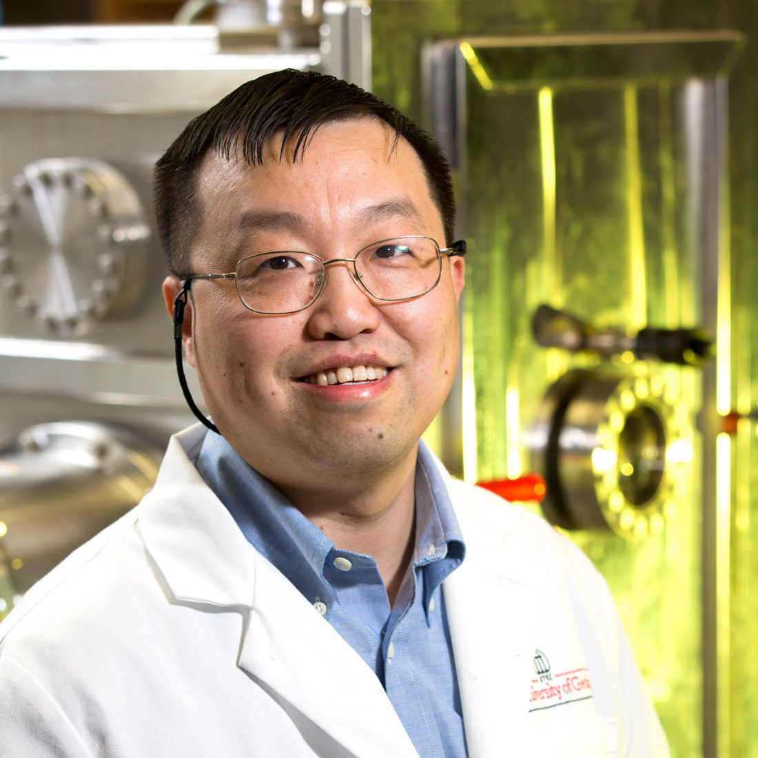 UGA researcher in lab