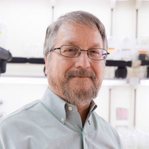 Portrait of Wayne Parrott in lab