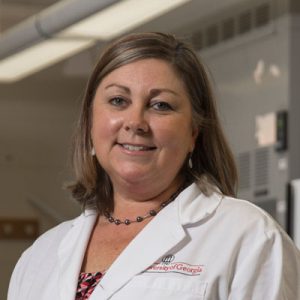 Holly Sellers in lab