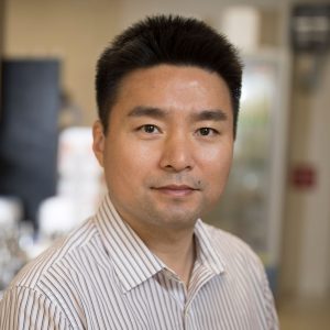 Portrait of Yajun Yan in lab
